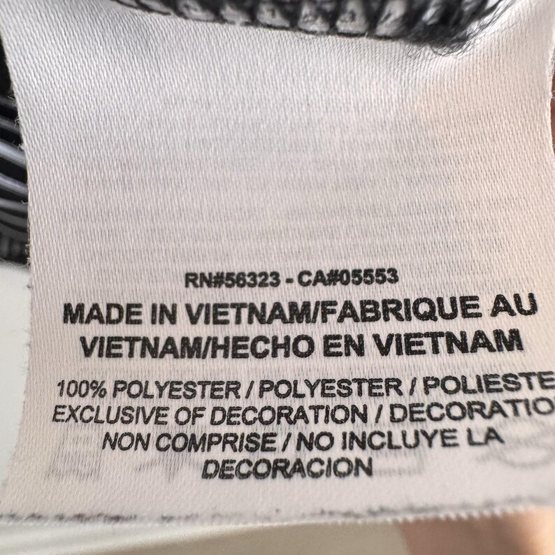 Polo Nike Golf Dri Fit para hombre, talla L, negro, blanco, rayas Swoosh. imagen 7