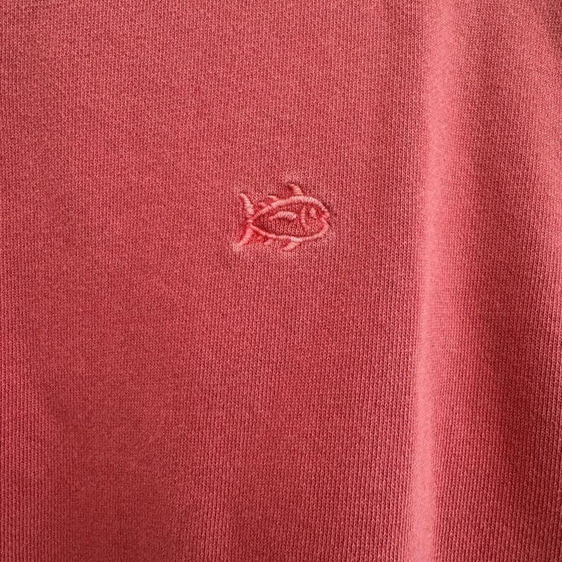 Southern Tide Sunfare Collection Sweatshirt Mens Small Red Crewneck Pullover image 3