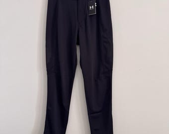 NWT Under Armour Men's Medium Vanish Pro Baseball Pants Tapered Fit Black