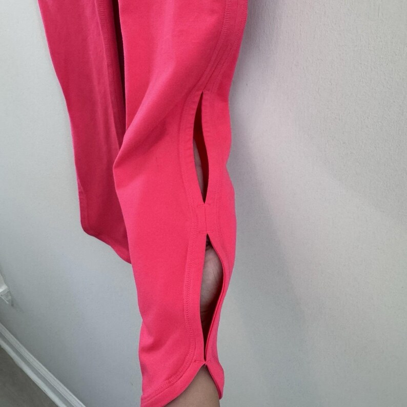Free People Movement Leggings Women M Pink Crop Yoga Athletic Pants image 2