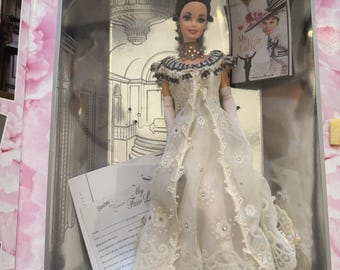 Barbie Eliza Doolittle My Fair Lady de edición coleccionable vintage de Mattel, 1995, rara