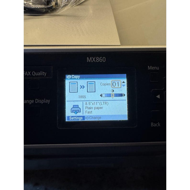 Canon PIXMA MX860 All-In-One Printer With Additional Ink! image 5
