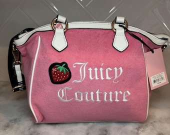 Juicy Couture Sweet N Juicy Apple Satchel, Pink Lemonade Neu mit Etikett