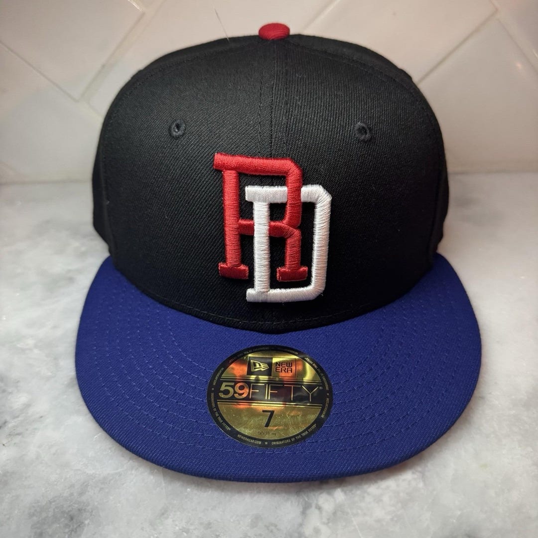 Wbc Rd Cap New Era 59FIFTY Dominican Republic RD Hat Black Blue Red Fitted Size 7 ...