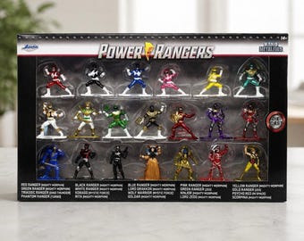 Power Rangers Nano Metalfigs 20 Figure Die-Cast Collector Set Jada Toys NIB