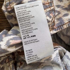Urban Outfitters Leopard Print Overalls XS Canvas Carpenter Jumpsuit Y2K Street image 13