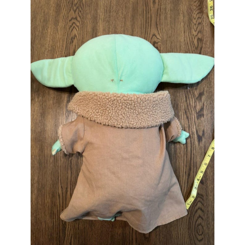 Star Wars Mandalorian Grogu The Child 22" Baby Yoda Plush Pillow Buddy Used image 3