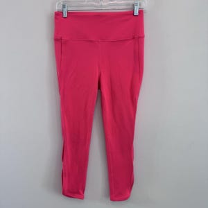 Free People Movement Leggings Women M Pink Crop Yoga Athletic Pants image 1