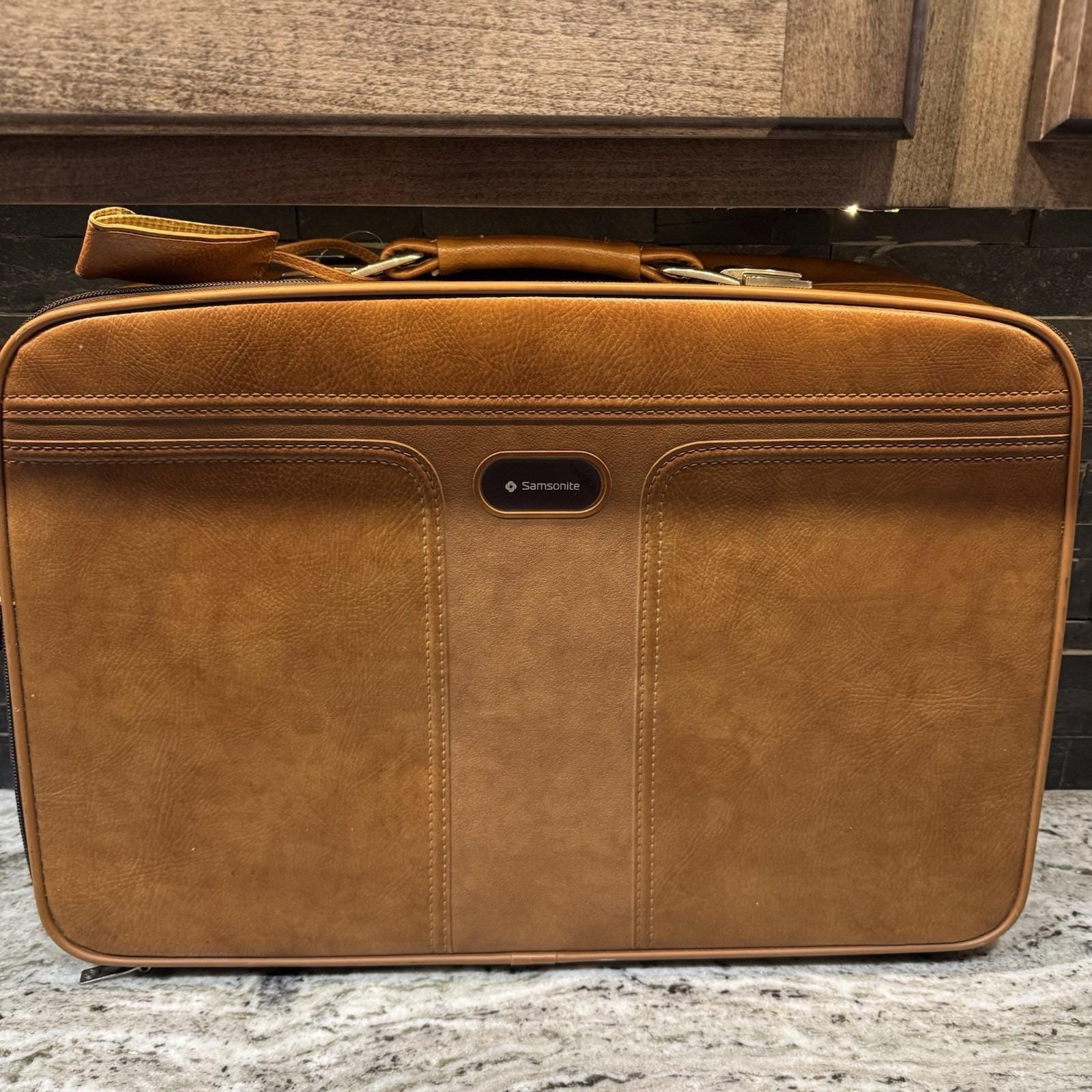 Vintage brown samsonite suitcase - Etsy 日本