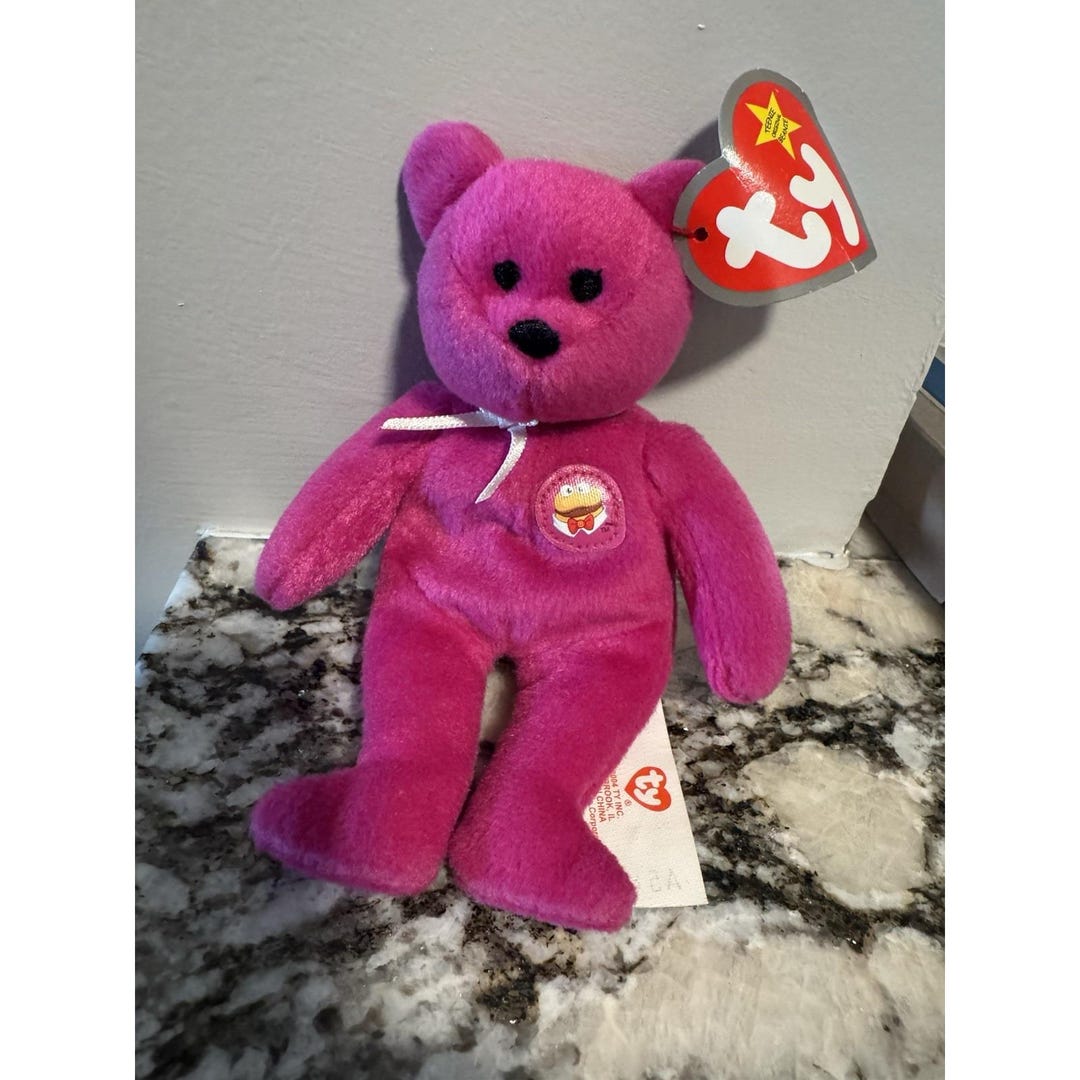 マクドナルド 2004 Ty Teenie Beanie Baby バーガー・ザ・ベア