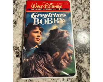Greyfriars Bobby VHS 1998 Walt Disney Klassiker Volym 4 Hundhjärtad berättelse Vintage