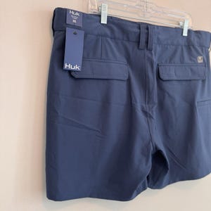 Huk Men's Pursuit Short XXL Navy Blue 6" Inseam Fishing Performance NWT image 6