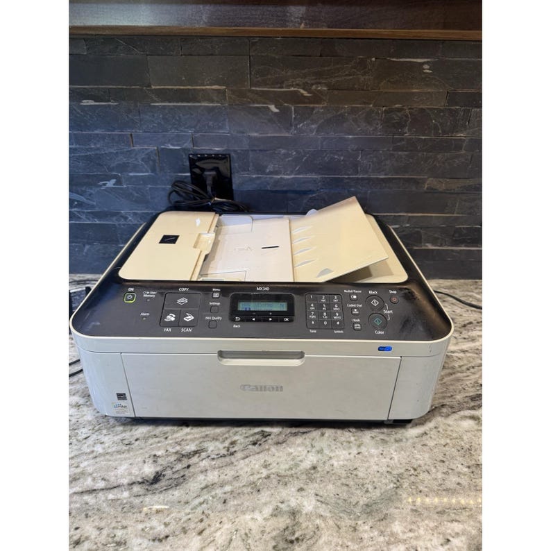 Canon PIXMA MX340 All-In-One Wireless Inkjet Color Printer Scanner Copier No Ink image 1