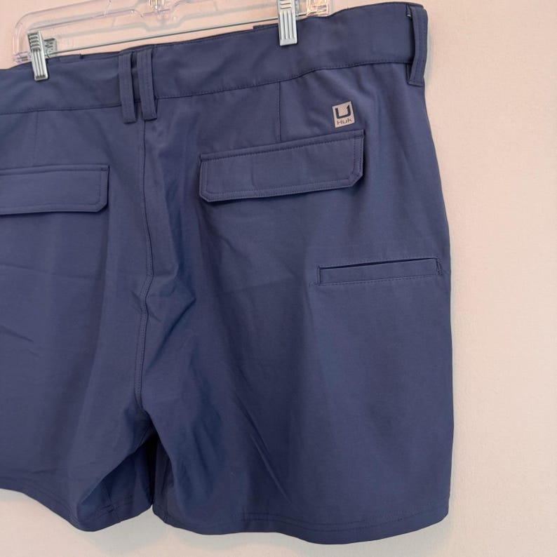 Huk Men's Pursuit Short XXL Navy Blue 6" Inseam Fishing Performance NWT image 5