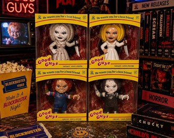 Bride of Chucky Chucky Tiffany Vinyl Figures Lot 4 CultureFly Horror New Rare