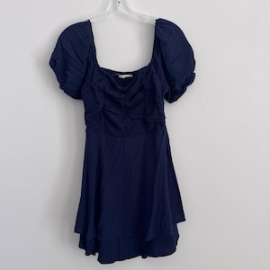 blue dress for baby girl Altar'd State Esther Floral Midi Dress Large – Our Sunshine Boutique main image 0