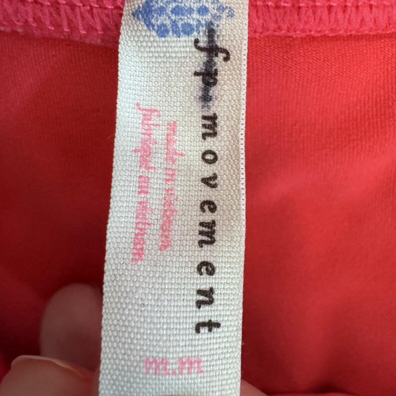 Free People Movement Leggings Women M Pink Crop Yoga Athletic Pants image 7