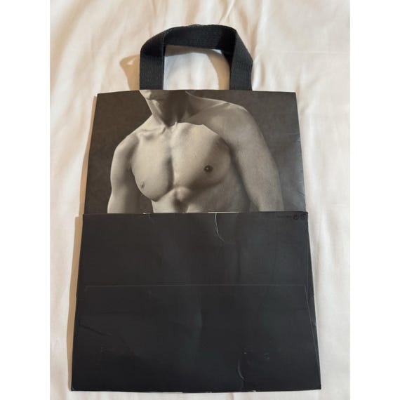 Vintage Abercrombie & Fitch FIERCE Guy GIFT Shopping BAG 12