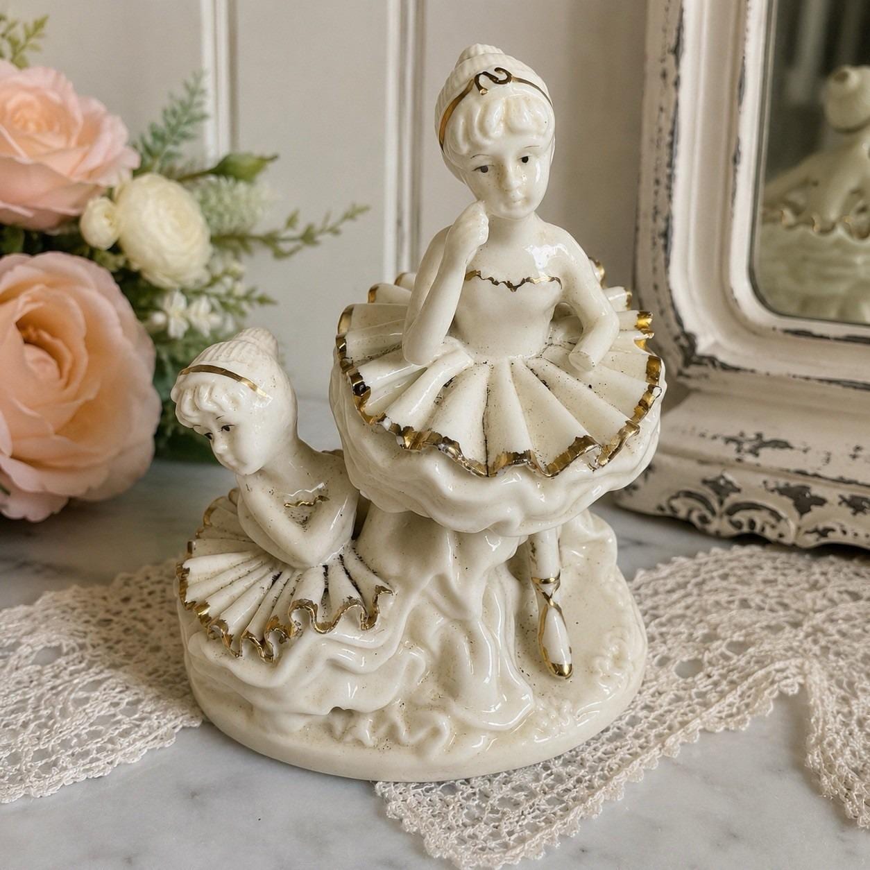 Vintage porcelain ballerina figurines - Etsy 日本