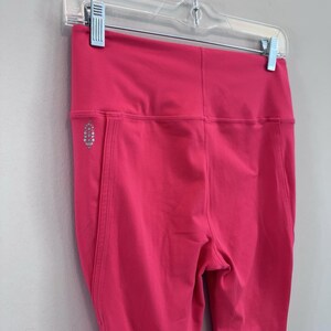 Free People Movement Leggings Women M Pink Crop Yoga Athletic Pants image 5