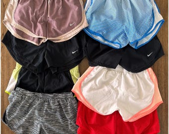Lot of 8 Nike Tempo Running Shorts Women's Size Medium M Athletic Shorts Bundle
