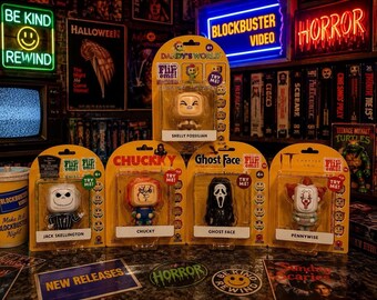 CultureFly Flip'ems Horror Lot Chucky Pennywise Ghost Face Jack Dandy's RARE