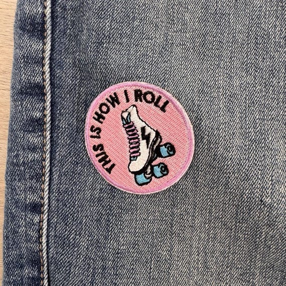 Express Jeans Patch Button Front Denim Skirt 00 Y… - image 5