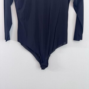 Free People Intimately Black Long Sleeve Bodysuit Women's XS Stretch Basic image 4