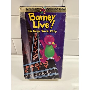 Barney Live In New York City! VHS 1994 Video Tape Sing Along Songs Classic RARE!