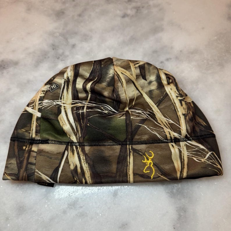 Gorro de camuflaje Dirty Bird Browning, talla única, estilo Realtree. imagen 4