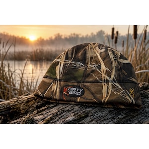Gorro de camuflaje Dirty Bird Browning, talla única, estilo Realtree. imagen 1