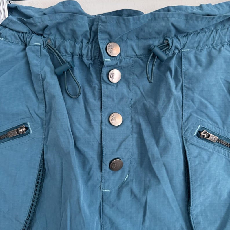 FP Movement The Way Home Cargo Shorts High-Waisted Ripstop Teal Medium imagem 5
