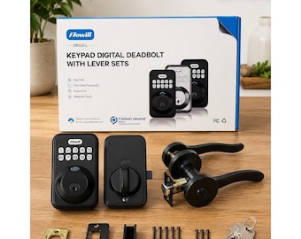 Zowill Keypad Digital Deadbolt w/ Lever Set DK02A-L Keyless Entry Lock New