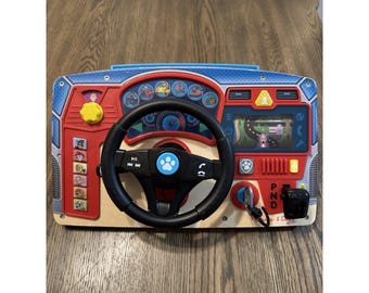 Melissa & Doug Vroom  Zoom Interactive Wooden Paw Patrol Dashboard play WORK.