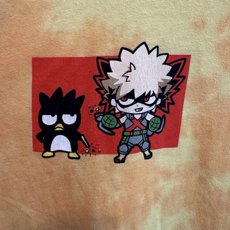 My Hero Academia x Hello Kitty & Friends Tie Dye Anime T-Shirt Large image 4