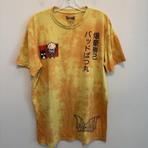 My Hero Academia x Hello Kitty & Friends Tie Dye Anime T-Shirt Large image 2