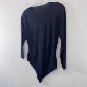 Free People Intimately Black Long Sleeve Bodysuit Women's XS Stretch Basic image 9