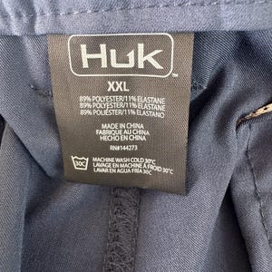 Huk Men's Pursuit Short XXL Navy Blue 6" Inseam Fishing Performance NWT image 9