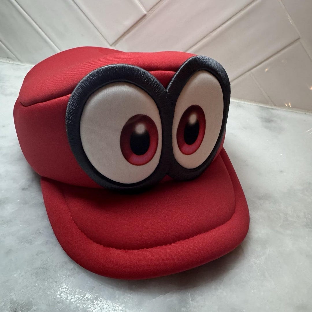 Super Mario Odyssey Cappy Hat Nintendo Switch Video Game Collectible ...