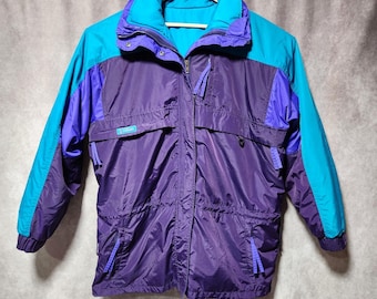 Columbia Gizzmo Jacket, 80s Radial Sleeve, Men's XL, Zipper