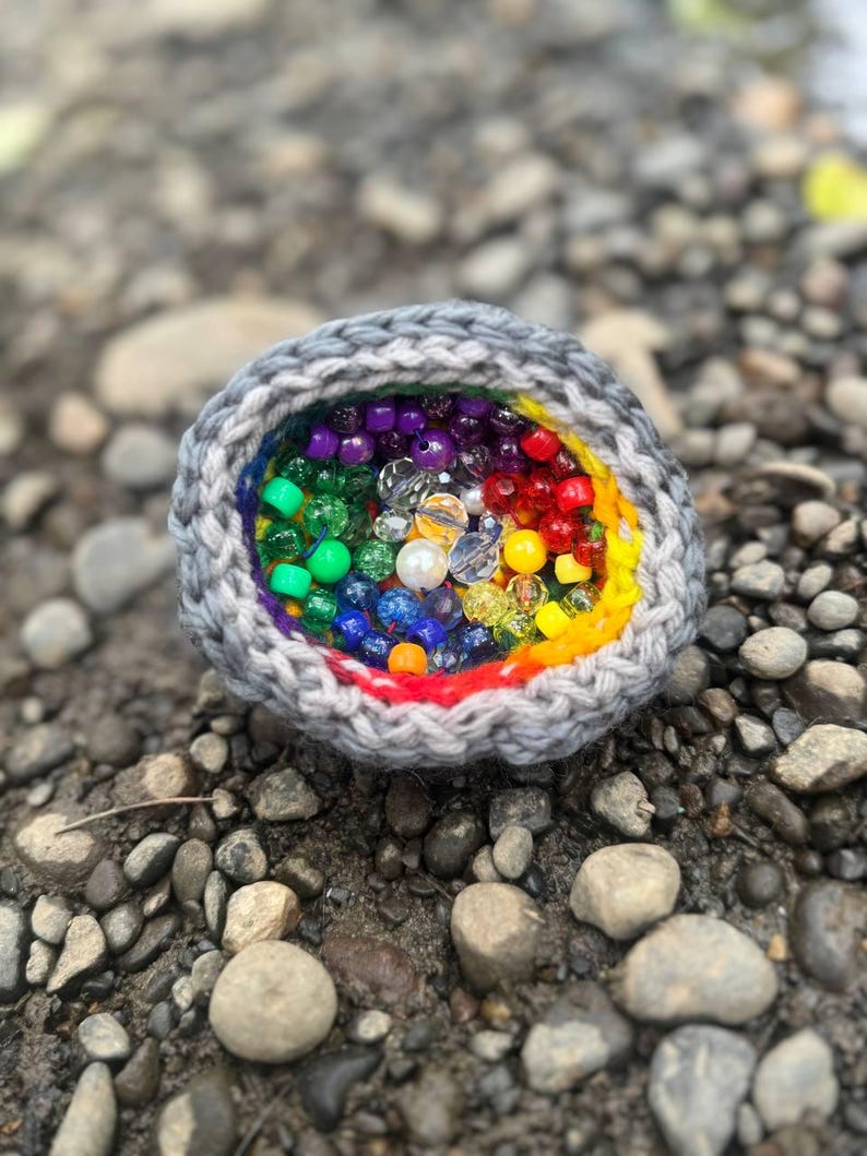 Crochet Rainbow Geode – Made to Order, Fully Customizable - Etsy
