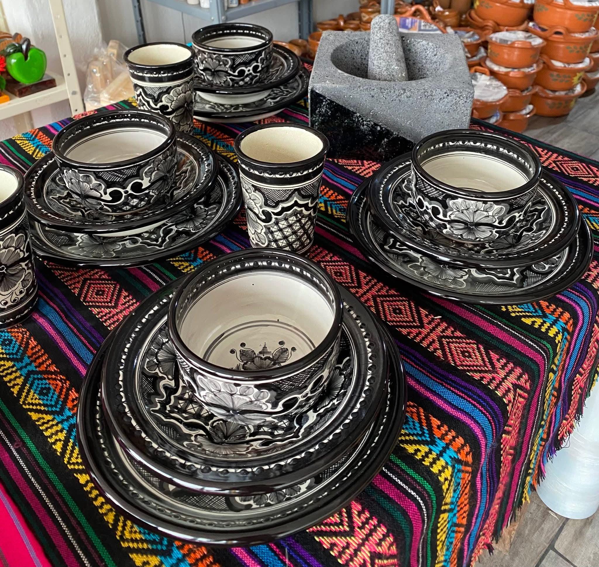 Plato de barro crudo México