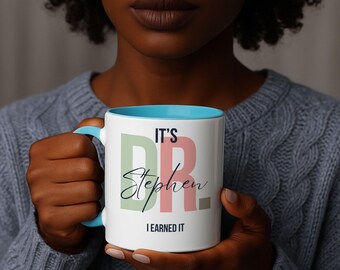 Personalized Doctor Mug – Custom 11 oz Coffee Cup for Physician – Medical School Graduation Gift – Doctor Appreciation Gift accent mug