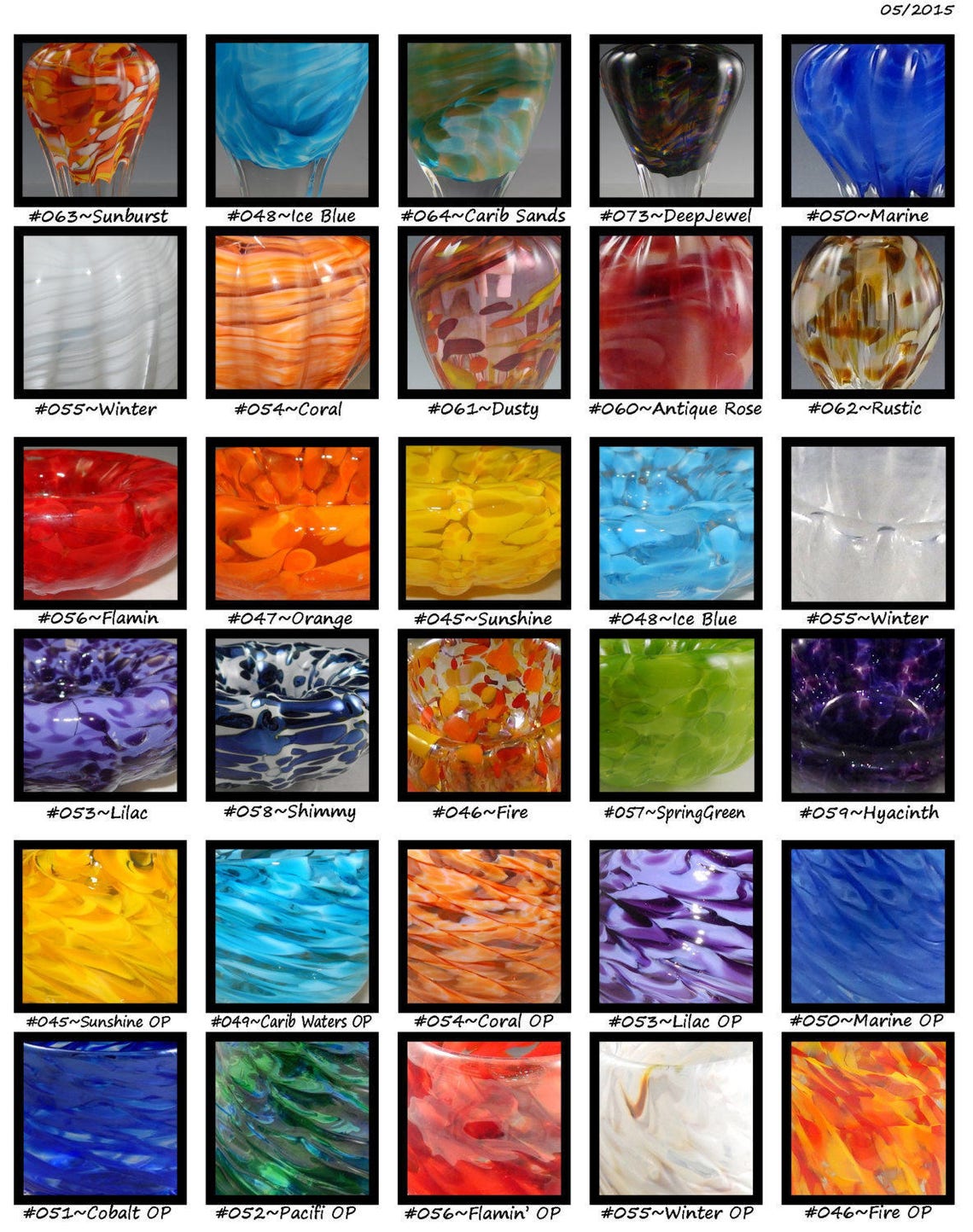 Glassware USA Hand Blown Art Glass orange Etsy