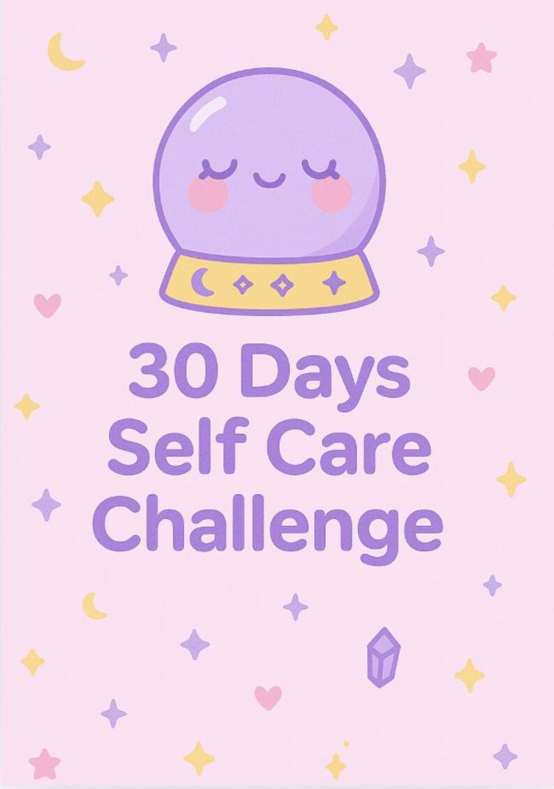 30 Days Self Care Challenge | Kawaii Digital Journal PDF | Self Love ...