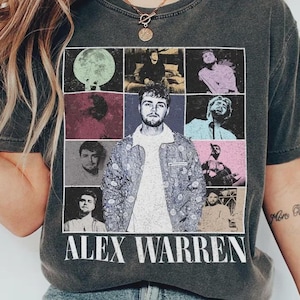 Alex Warren Tour 2025 Vintage Graphic Tee - Official Concert Merch