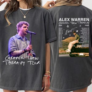Alex Warren Tour 2025 Vintage Graphic Tee: Official Concert Merch