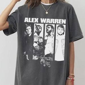 Alex Warren Tour 2025 Vintage Graphic Tee - Official Concert Merch