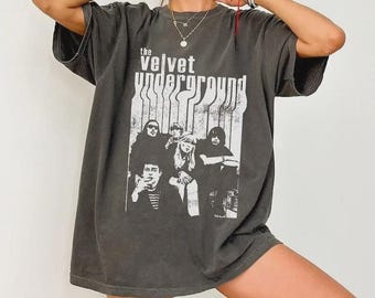 The Velvet Underground T Shirt, 100% Combed Cotton, Fair Wear