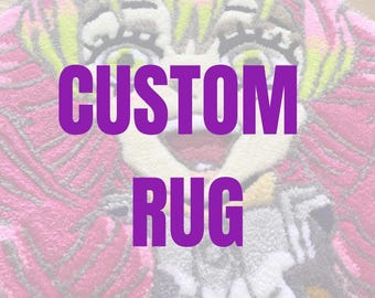 Custom Tufted Rug: Personalized Design, Handmade Fluffy Decor